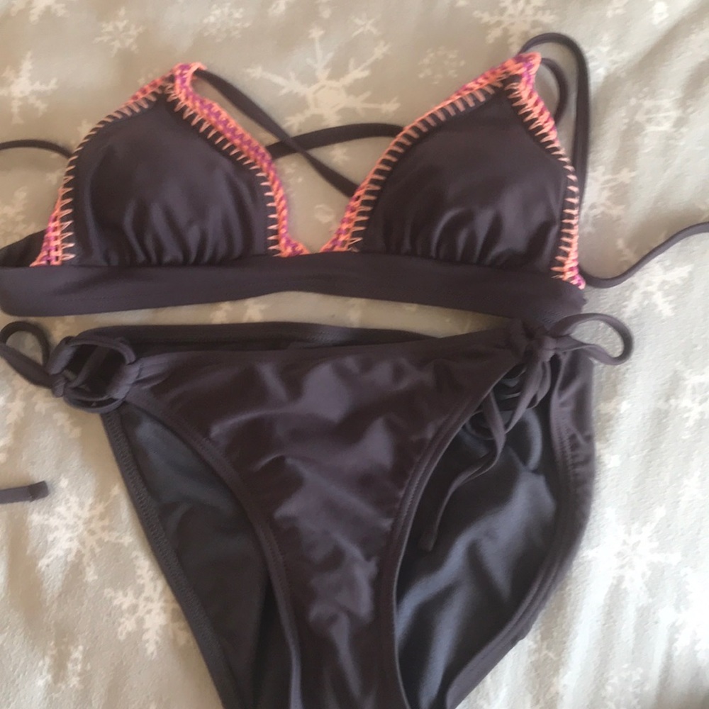 Gray xhilaration bathing suit